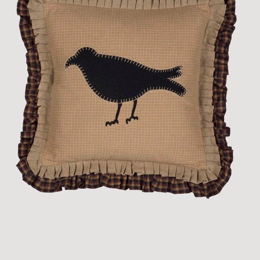 Heritage Farms Primitive Crow Pillow