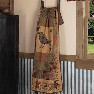 Heritage Farms Crow and Star Quilted Throw