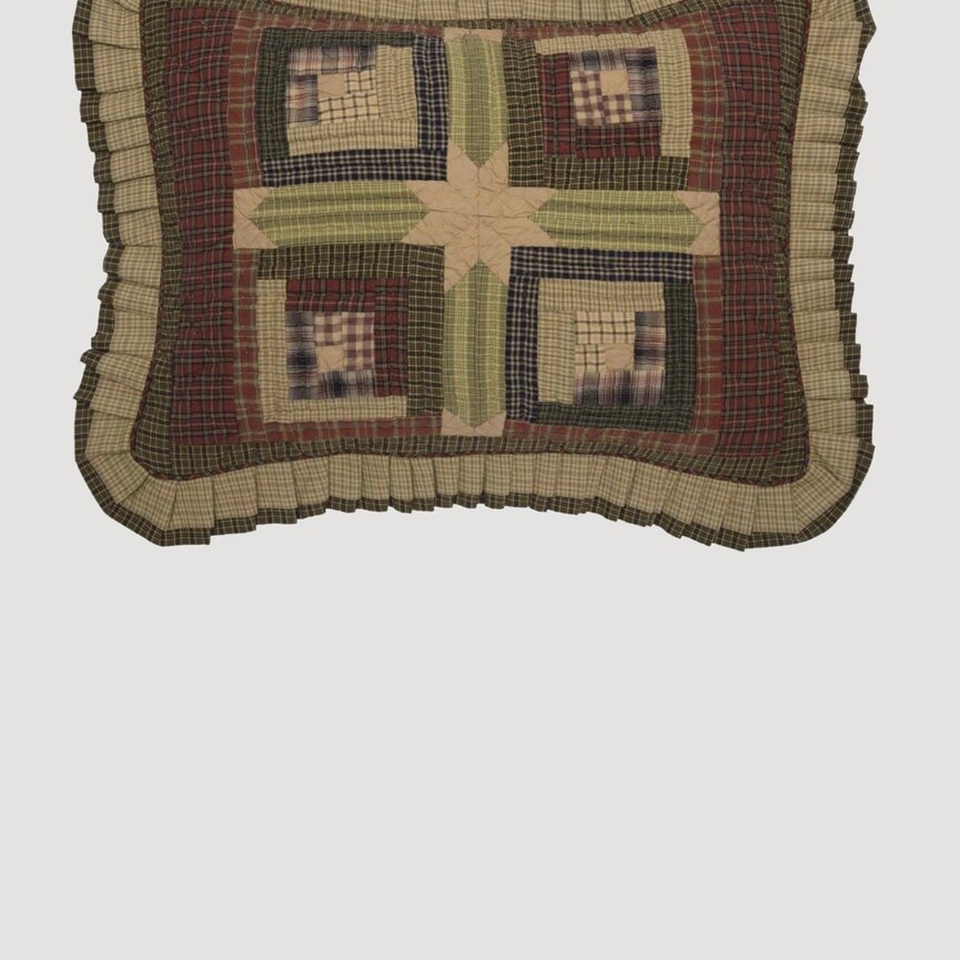 Tea Cabin Quilted Sham