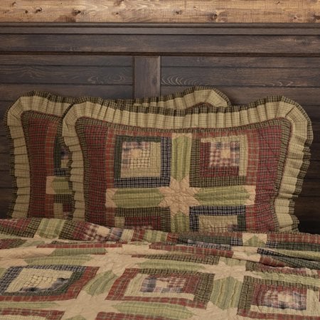 Tea Cabin Quilted Sham