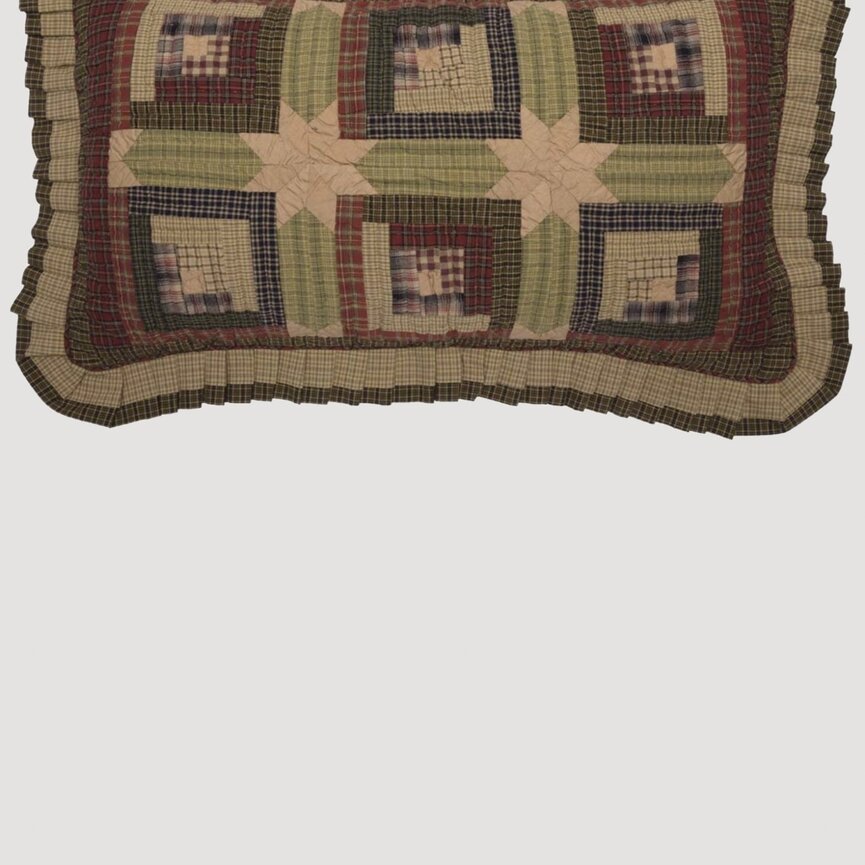 Tea Cabin Quilted Sham
