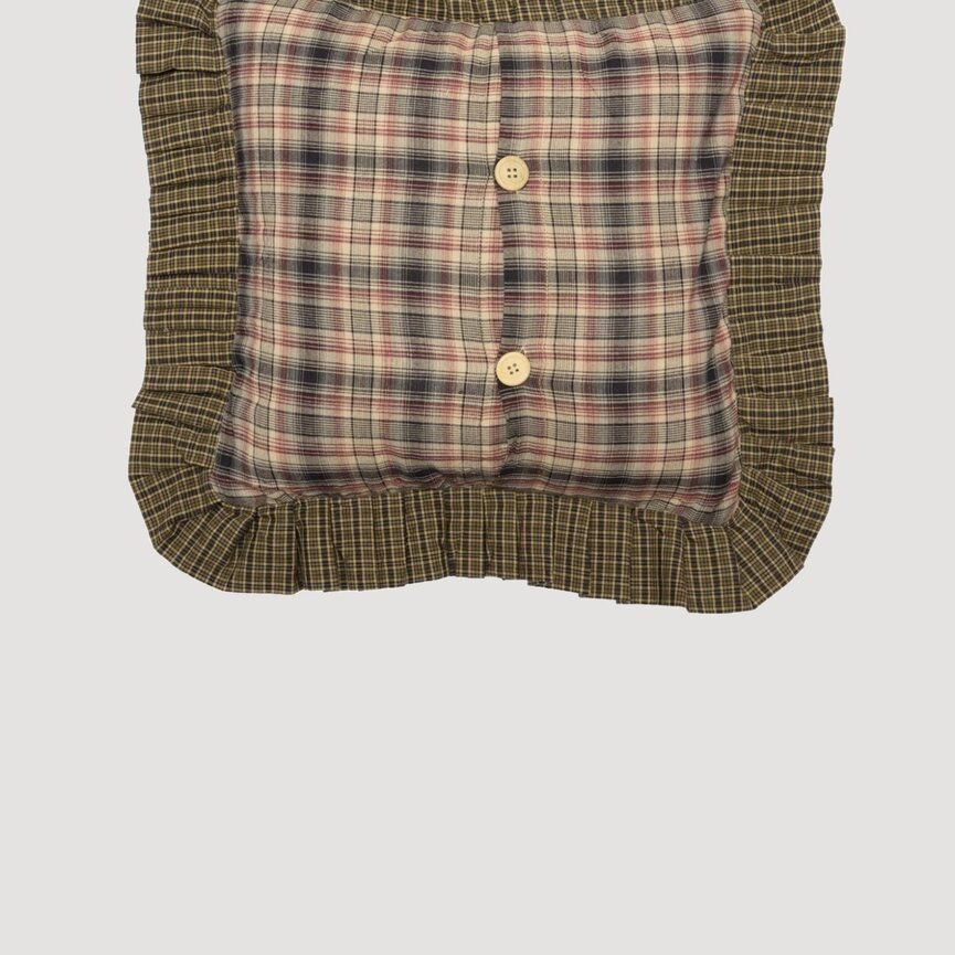 Tea Cabin Quilted Pillow 16" x 16"
