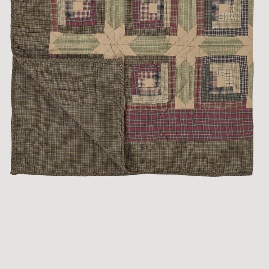 Tea Cabin Quilted Throw 60" x 50"