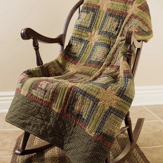 Tea Cabin Quilted Throw
