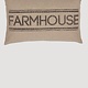 VHC Brands Sawyer Mill Charcoal Farmhouse Pillow 14"x22"