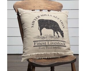 Sawyer Mill Charcoal Harvest Festival Pillow 18x18 - Clearance - All S -  Allysons Place