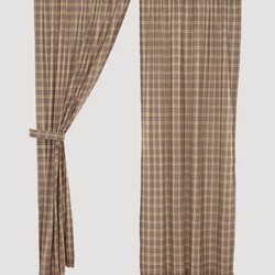 Sawyer Mill Charcoal Plaid Lined Panel Set of 2