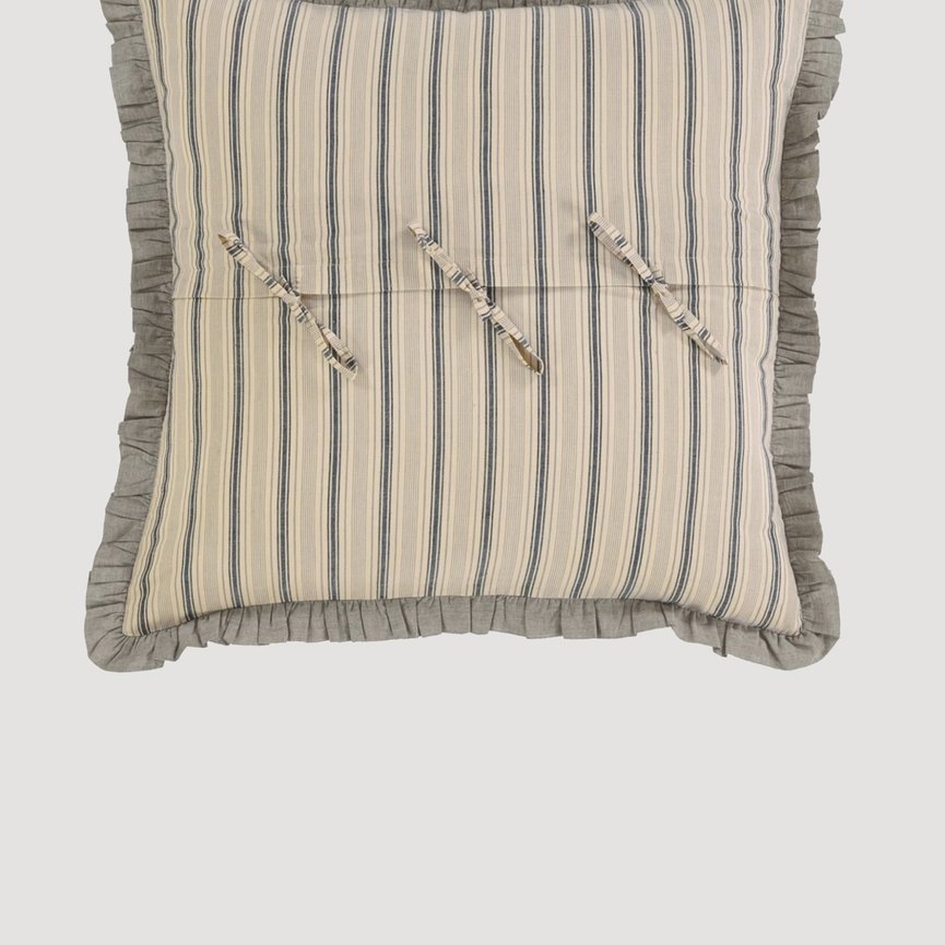 Sawyer Mill Charcoal Fabric Euro Sham 26" x 26"