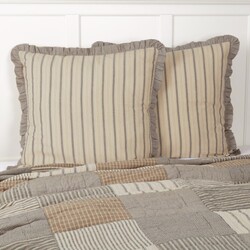 Sawyer Mill Charcoal Fabric Euro Sham 26" x 26"