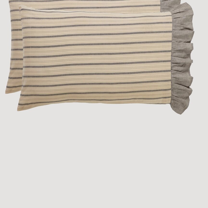 Sawyer Mill Charcoal Pillow Case Set of 2