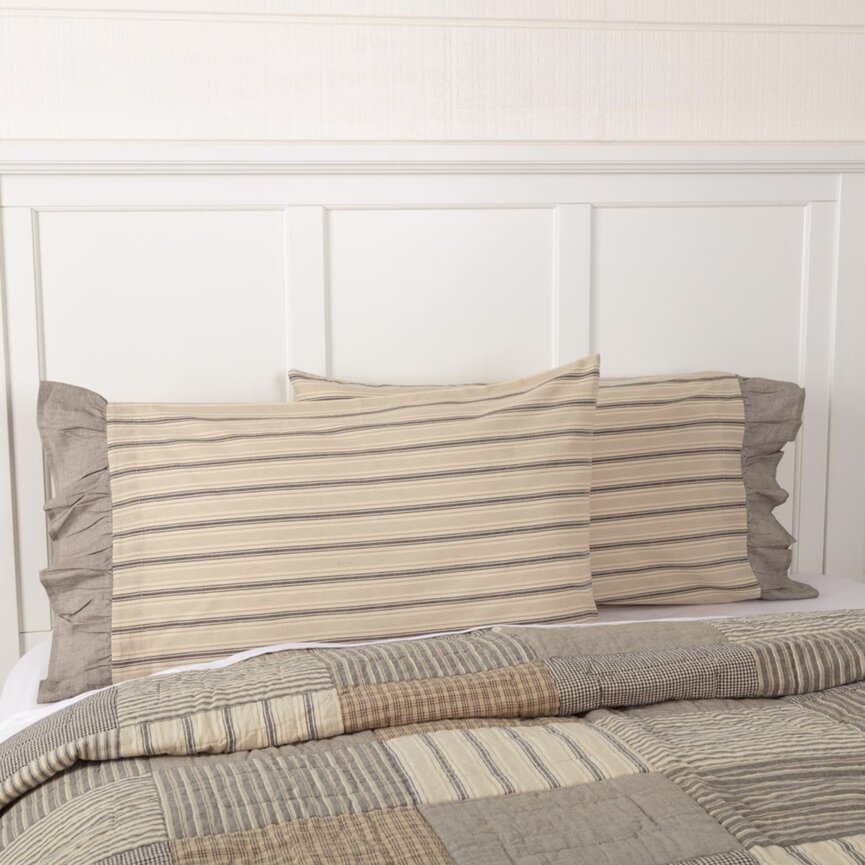 Sawyer Mill Charcoal Pillow Case Set of 2