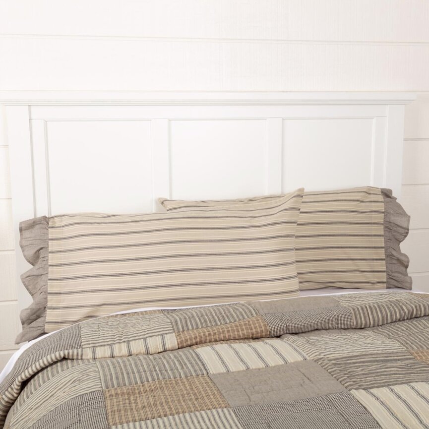Sawyer Mill Charcoal Pillow Case Set of 2