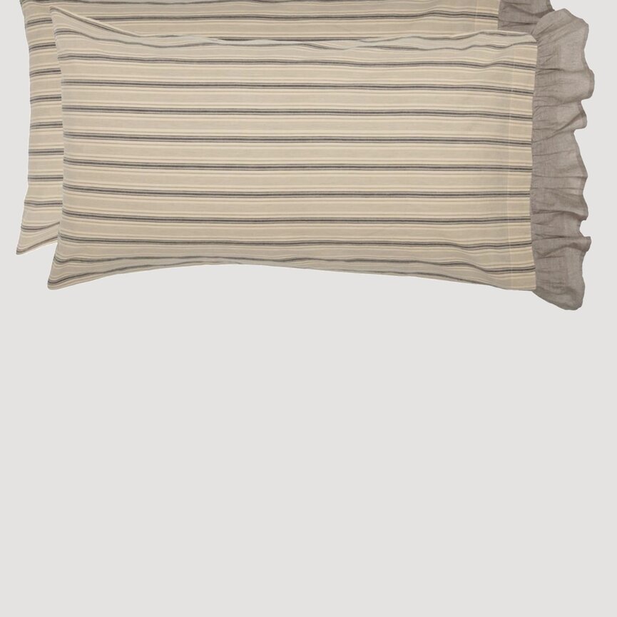 Sawyer Mill Charcoal Pillow Case Set of 2