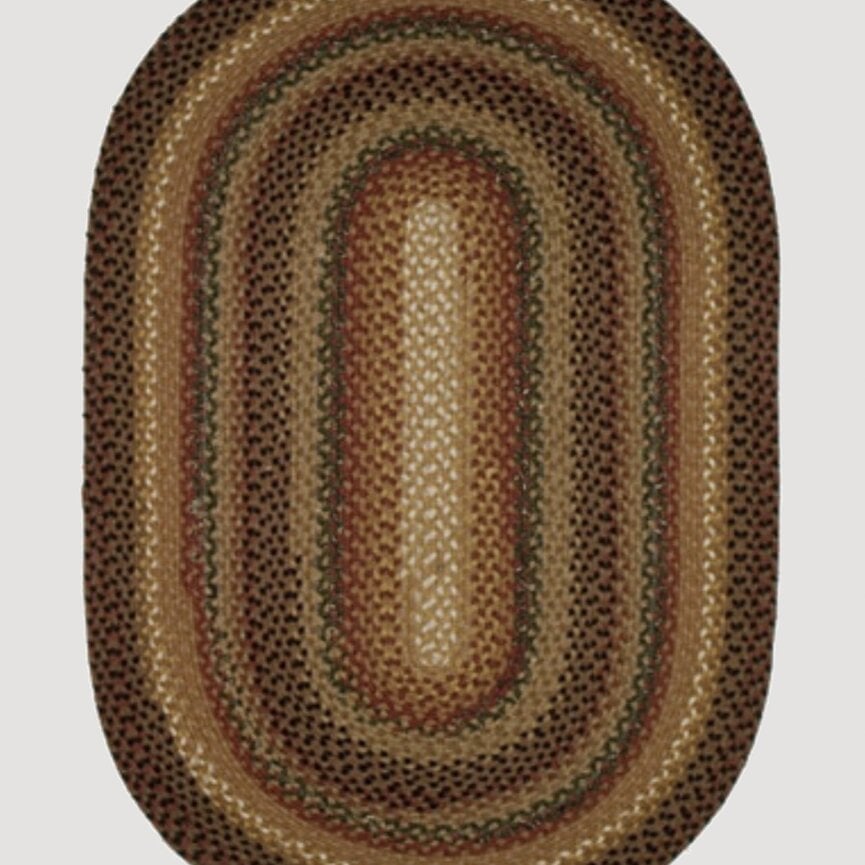 Peppercorn Cotton  Braided Rug