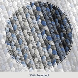Juniper Blue Ultra Durable Braided Rug