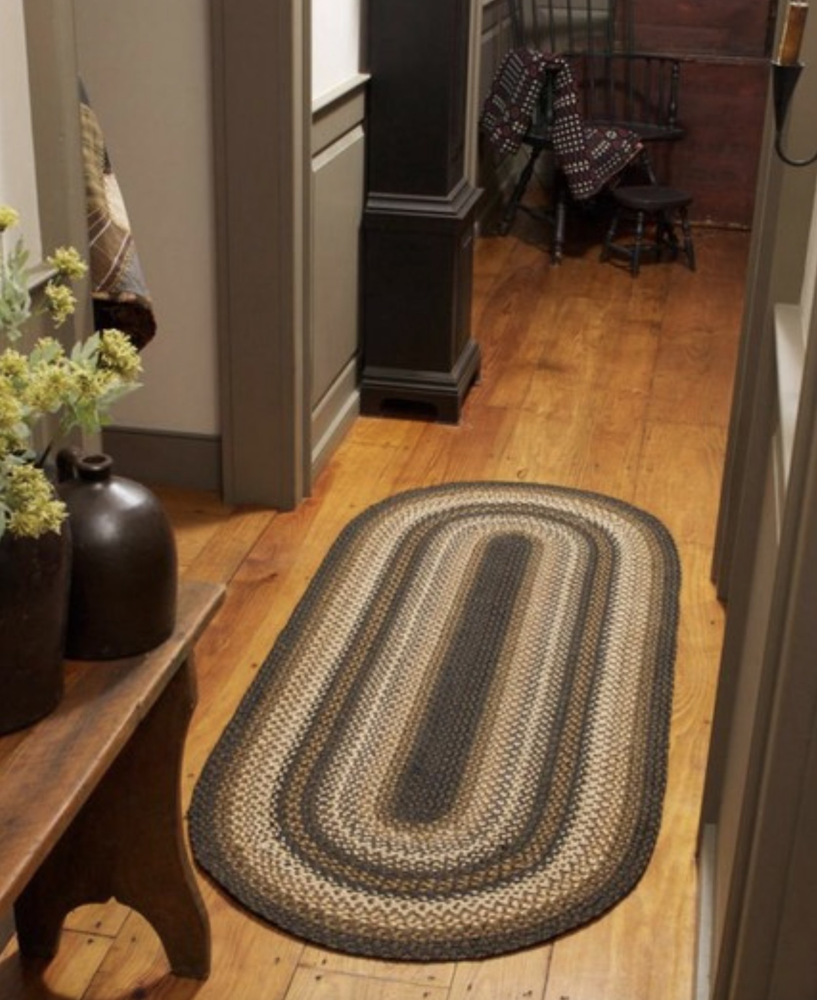 Kilimanjaro Jute Braided Rug Rugs Shipped Nana's Farmhouse Nana's