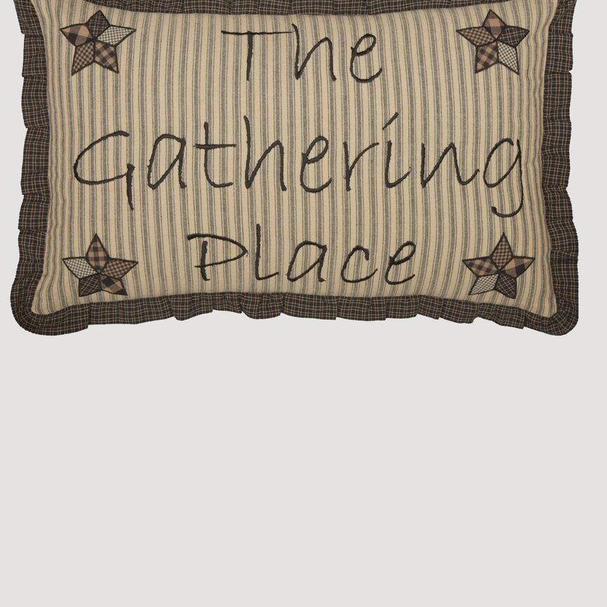 Farmhouse Star Gathering Place Pillow 14" x 22"