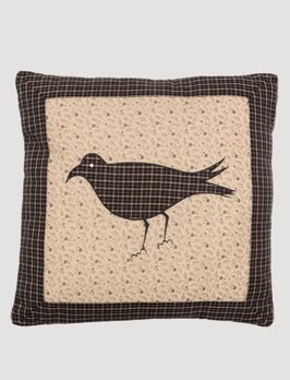 VHC Brands Kettle Grove Crow Pillow