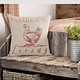 VHC Brands Sawyer Mill Red Farmhouse Living Pillow 18"x18"