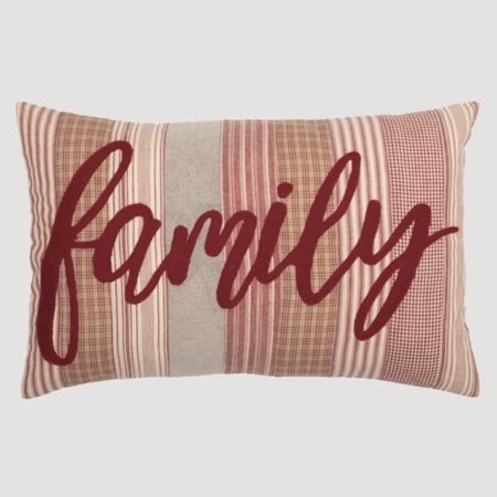 Sawyer Mill Red Family Pillow