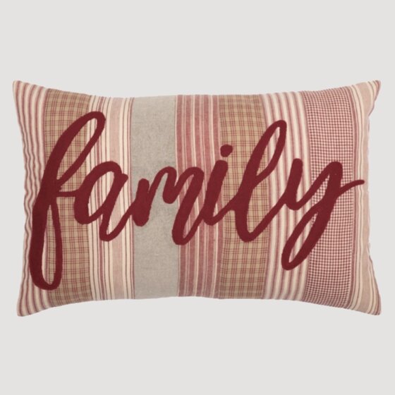 Sawyer Mill Red Family Pillow