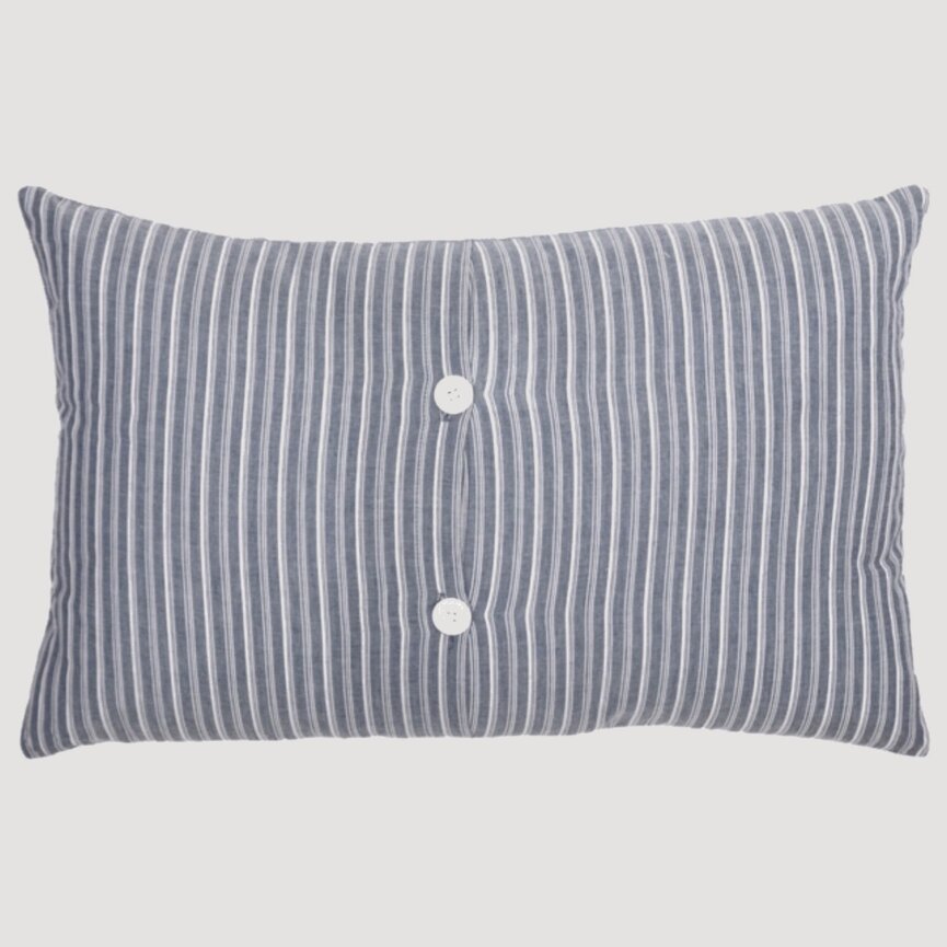 Sawyer Mill Blue Farmhouse Pillow - 14" x 22"