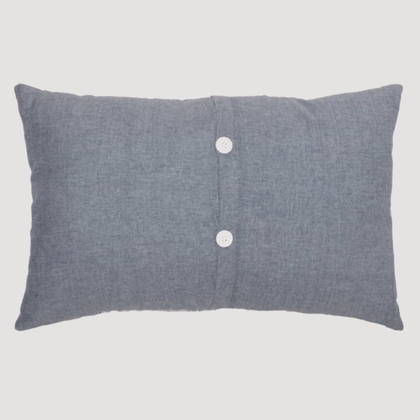 Sawyer Mill Blue Family Pillow - 14"x 22"