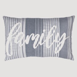 Sawyer Mill Blue Family Pillow - 14"x 22"