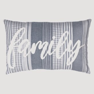 Sawyer Mill Blue Family Pillow - 14" x 22"