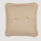 VHC Brands Burlap Vintage Pillow w/ Fringed Ruffle