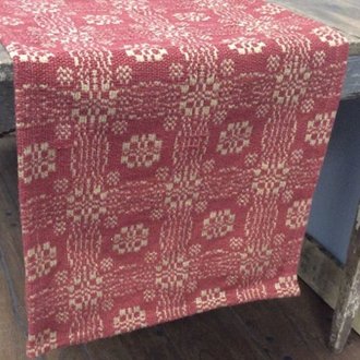 Gettysburg Red/Tan Long Runner - 14x56