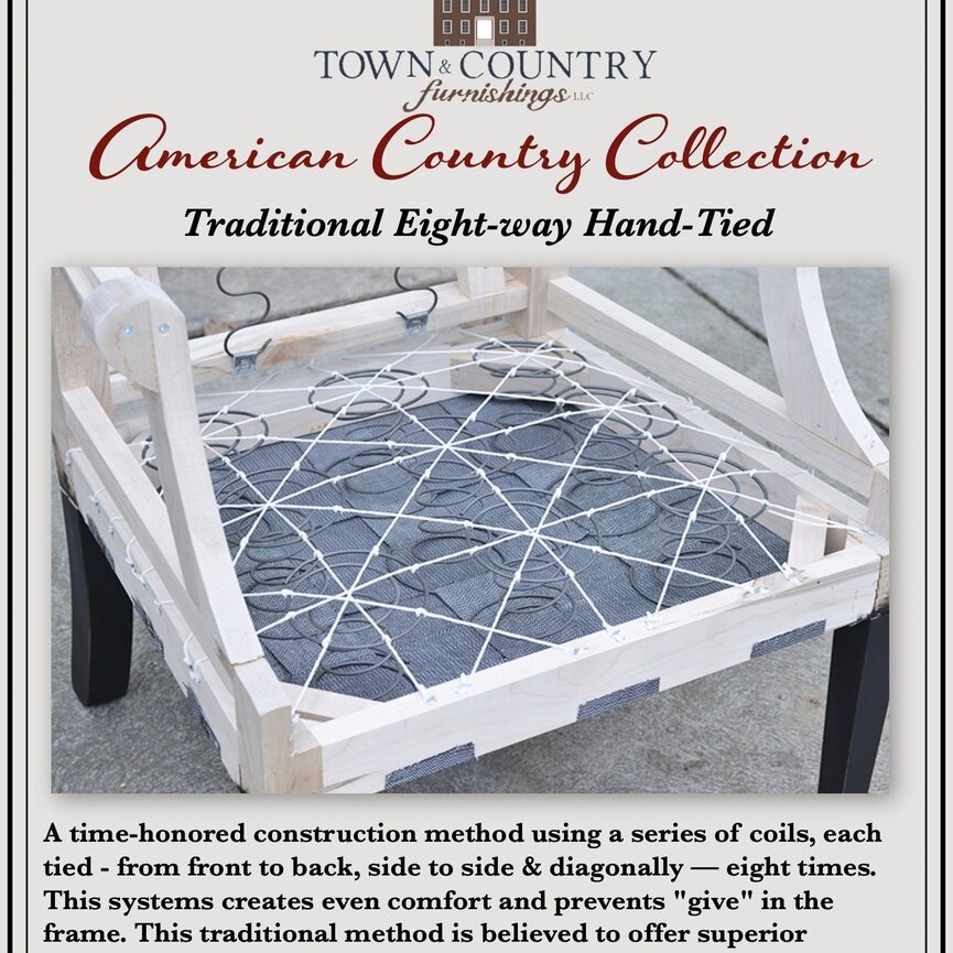 Country Chippendale Sofa - 77"