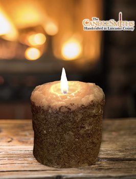 The Candlesmiths Snickerdoodle Hearth Pillar Candle - Small