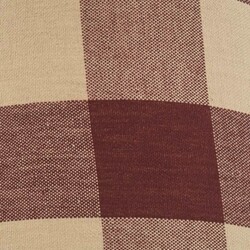 Wicklow Check Lampshade - Garnet - 10"