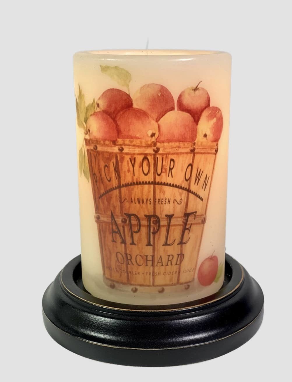 C R Designs Apple Orchard Basket Candle Sleeve Brand: C R Designs
