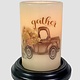 C R Designs Gather Hydrangea Truck Candle Sleeve