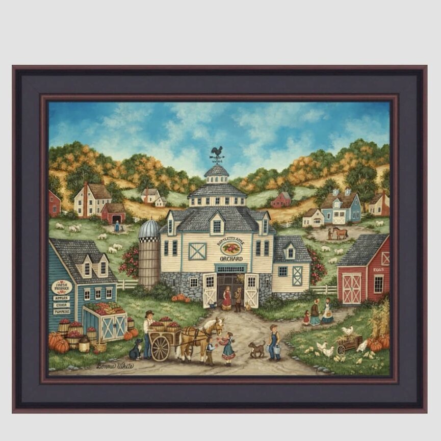 Bartlett's Apple Orchard Print by Bonnie White