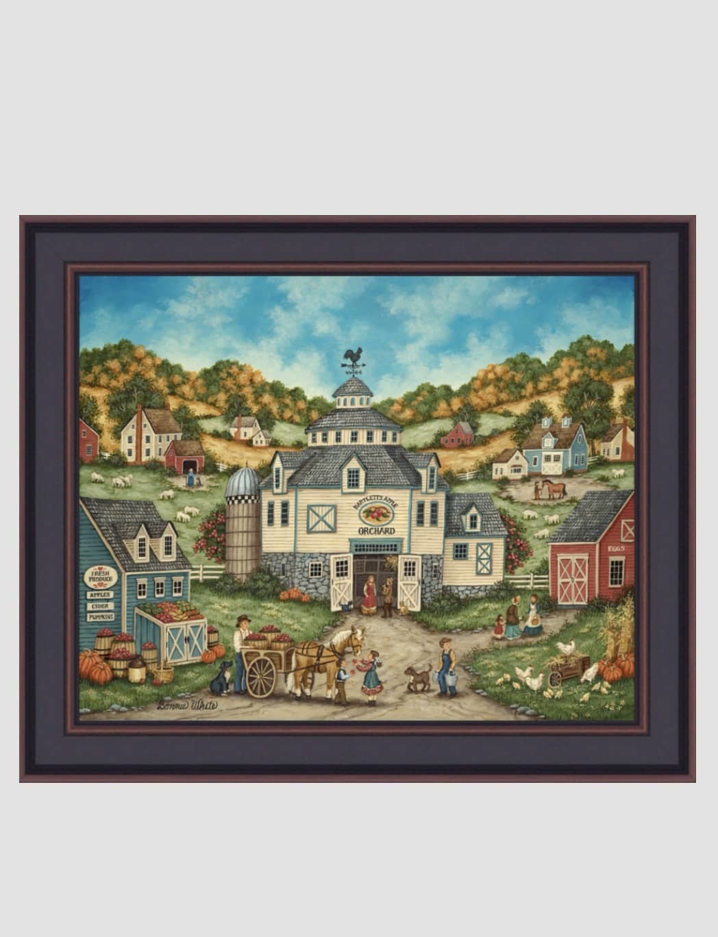 Bonnie White Bartlett's Apple Orchard Print by Bonnie White Brand: Bonnie White