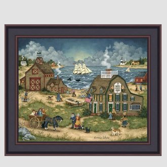 Safe Harbor Inn Print by Bonnie White