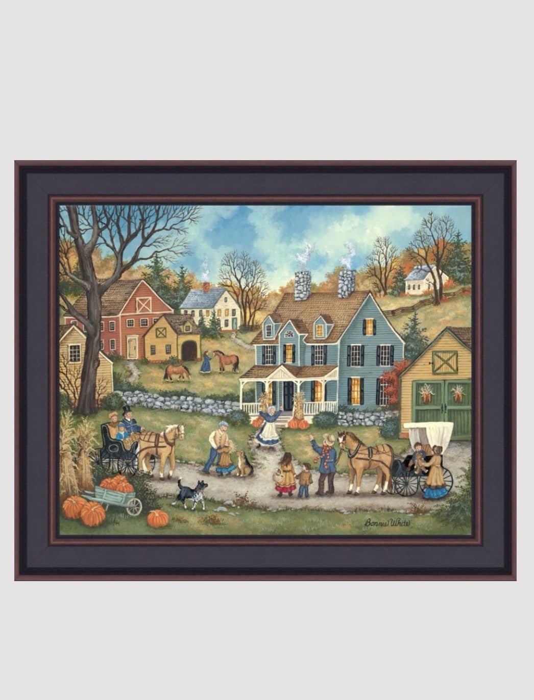 Bonnie White Thanksgiving Day Visitor Print by Bonnie White Brand: Bonnie White