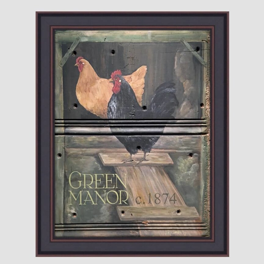 Green Manor Print by Terri Palmer - 18" x 24"