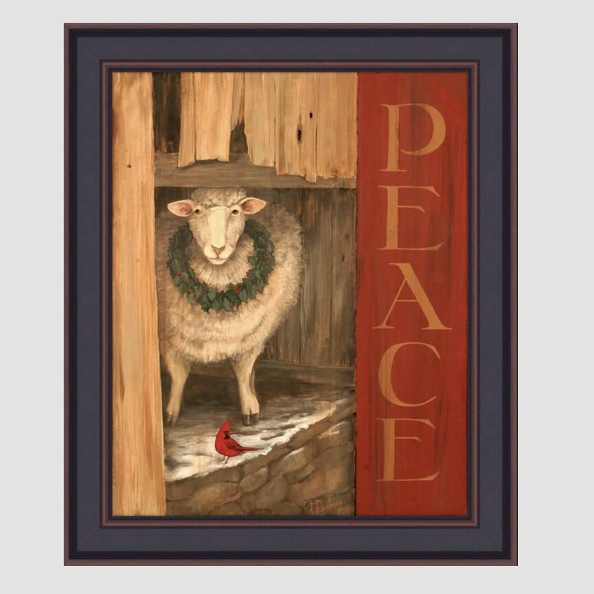 Sheep Peace by Terri Palmer - 16" x 20"