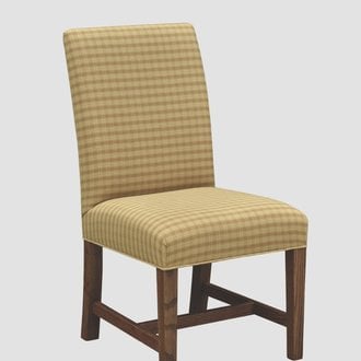Lincoln Dining Chair with Low Back Straight Top