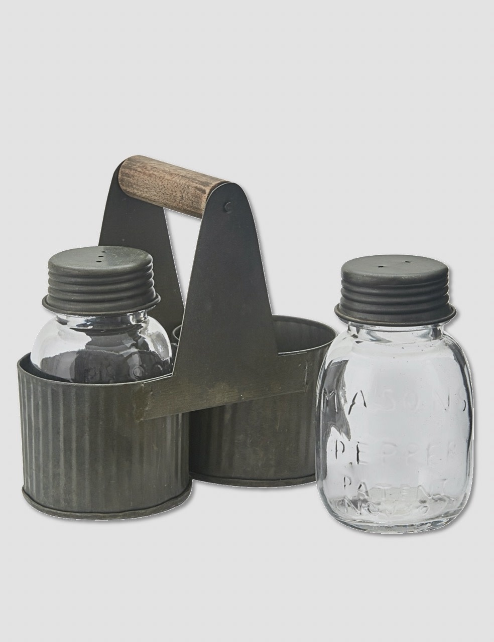 Park Designs Norwood Caddy With Glass Salt & Pepper
