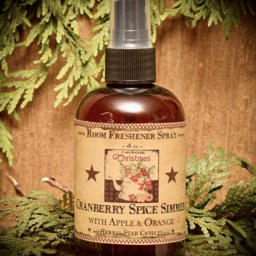 Cranberry Spice Simmer Room Spray - 4 oz