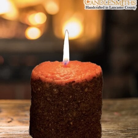 Pumpkin Butter Hearth Pillar Candle - Small