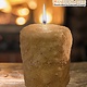 The Candlesmiths Lemon Shortbread Hearth Pillar Candle - 4.5" x 5.5"