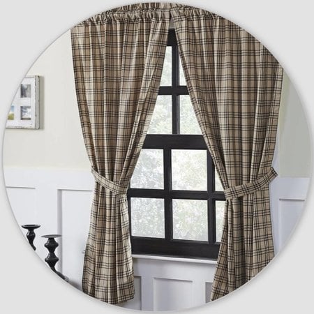 Sawyer Mill Charcoal Curtains