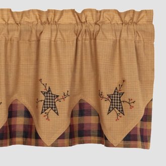 Heritage Farms Primitive Star and Pip Valance Layered