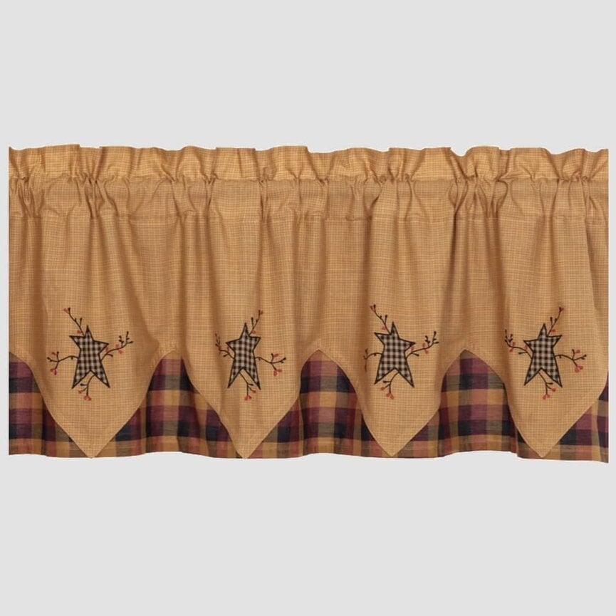 Heritage Farms Primitive Star and Pip Valance Layered